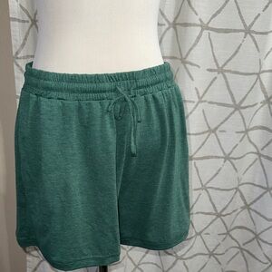 Women's Green Casual Shorts